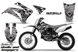 Dirt Bike Graphics Kit MX Decal Wrap For Yamaha TTR125LE 2008-2018 HISH WHITE