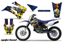 Load image into Gallery viewer, Dirt Bike Graphics Kit MX Decal Wrap For Yamaha TTR125LE 2008-2018 MOTORHEAD BLUE-atv motorcycle utv parts accessories gear helmets jackets gloves pantsAll Terrain Depot