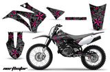 Dirt Bike Graphics Kit MX Decal Wrap For Yamaha TTR125LE 2008-2018 NORTHSTAR PINK BLACK