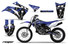 Dirt Bike Graphics Kit MX Decal Wrap For Yamaha TTR125LE 2008-2018 REAPER BLUE-atv motorcycle utv parts accessories gear helmets jackets gloves pantsAll Terrain Depot