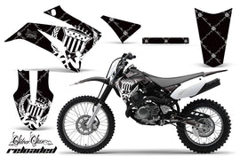 Dirt Bike Graphics Kit MX Decal Wrap For Yamaha TTR125LE 2008-2018 RELOADED WHITE BLACK-atv motorcycle utv parts accessories gear helmets jackets gloves pantsAll Terrain Depot
