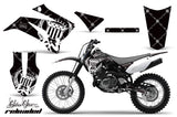 Dirt Bike Graphics Kit MX Decal Wrap For Yamaha TTR125LE 2008-2018 RELOADED WHITE BLACK
