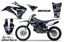 Load image into Gallery viewer, Dirt Bike Graphics Kit MX Decal Wrap For Yamaha TTR125LE 2008-2018 SSSH BLUE BLACK-atv motorcycle utv parts accessories gear helmets jackets gloves pantsAll Terrain Depot