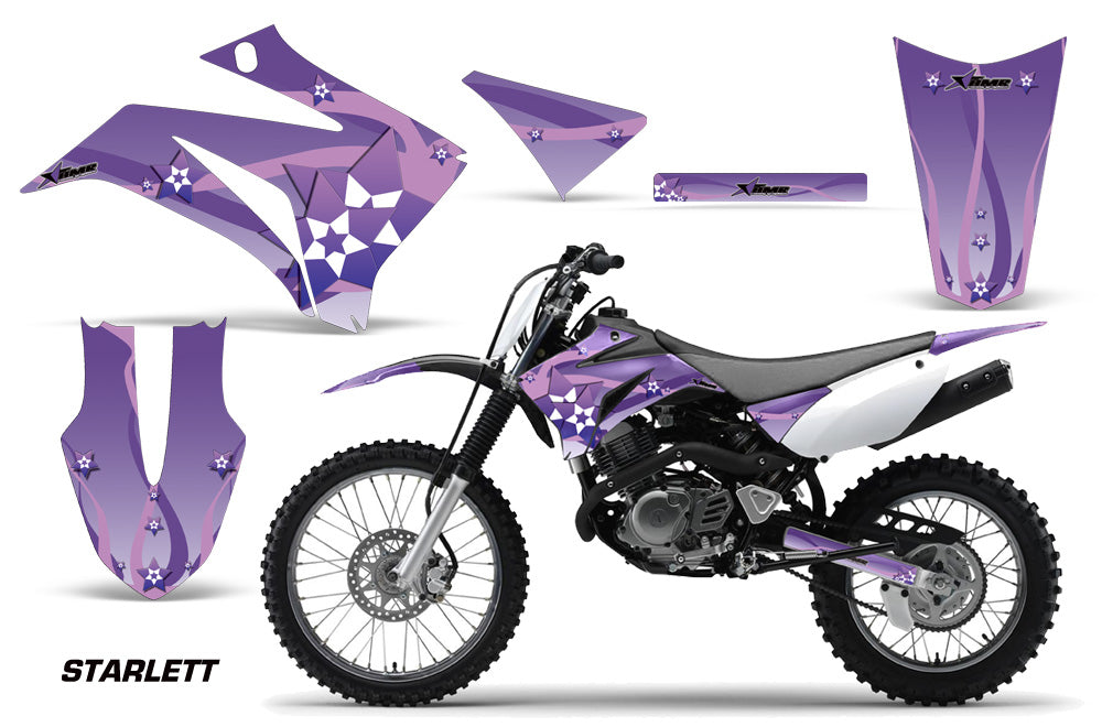 Dirt Bike Graphics Kit MX Decal Wrap For Yamaha TTR125LE 2008-2018 STARLETT PURPLE-atv motorcycle utv parts accessories gear helmets jackets gloves pantsAll Terrain Depot