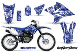 Dirt Bike Decal Graphics Kit Sticker Wrap For Yamaha TTR230 2005-2018 BUTTERFLIES WHITE BLUE