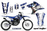 Dirt Bike Decal Graphics Kit Sticker Wrap For Yamaha TTR230 2005-2018 MOTORHEAD BLUE