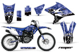Dirt Bike Decal Graphics Kit Sticker Wrap For Yamaha TTR230 2005-2018 REAPER BLUE