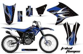 Dirt Bike Decal Graphics Kit Sticker Wrap For Yamaha TTR230 2005-2018 TRIBAL BLUE BLACK-atv motorcycle utv parts accessories gear helmets jackets gloves pantsAll Terrain Depot