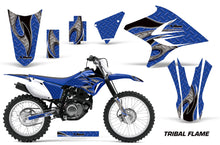 Load image into Gallery viewer, Dirt Bike Decal Graphics Kit Sticker Wrap For Yamaha TTR230 2005-2018 TRIBAL BLACK BLUE-atv motorcycle utv parts accessories gear helmets jackets gloves pantsAll Terrain Depot