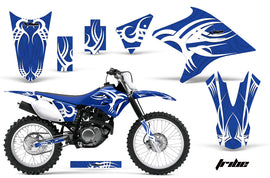 Dirt Bike Decal Graphics Kit Sticker Wrap For Yamaha TTR230 2005-2018 TRIBE BLUE BLACK-atv motorcycle utv parts accessories gear helmets jackets gloves pantsAll Terrain Depot