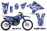 Graphics Kit Decal Sticker Wrap + # Plates For Yamaha TTR230 2005-2018 BUTTERFLIES WHITE BLUE