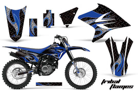 Graphics Kit Decal Sticker Wrap + # Plates For Yamaha TTR230 2005-2018 TRIBAL BLUE BLACK-atv motorcycle utv parts accessories gear helmets jackets gloves pantsAll Terrain Depot