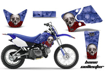 Load image into Gallery viewer, Dirt Bike Graphics Kit Decal Wrap For Yamaha TTR90 TTR90E 2000-2007 BONES BLUE-atv motorcycle utv parts accessories gear helmets jackets gloves pantsAll Terrain Depot
