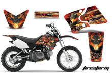 Load image into Gallery viewer, Dirt Bike Graphics Kit Decal Wrap For Yamaha TTR90 TTR90E 2000-2007 FIRESTORM RED-atv motorcycle utv parts accessories gear helmets jackets gloves pantsAll Terrain Depot