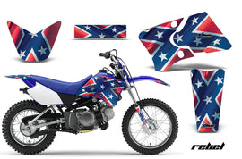 Dirt Bike Graphics Kit Decal Wrap For Yamaha TTR90 TTR90E 2000-2007 REBEL-atv motorcycle utv parts accessories gear helmets jackets gloves pantsAll Terrain Depot