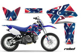 Dirt Bike Graphics Kit Decal Wrap For Yamaha TTR90 TTR90E 2000-2007 REBEL