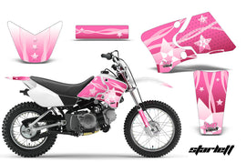 Dirt Bike Graphics Kit Decal Wrap For Yamaha TTR90 TTR90E 2000-2007 SLASH PINK-atv motorcycle utv parts accessories gear helmets jackets gloves pantsAll Terrain Depot