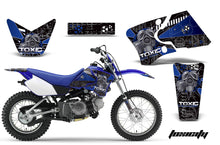 Load image into Gallery viewer, Dirt Bike Graphics Kit Decal Wrap For Yamaha TTR90 TTR90E 2000-2007 TOXIC BLUE BLACK-atv motorcycle utv parts accessories gear helmets jackets gloves pantsAll Terrain Depot