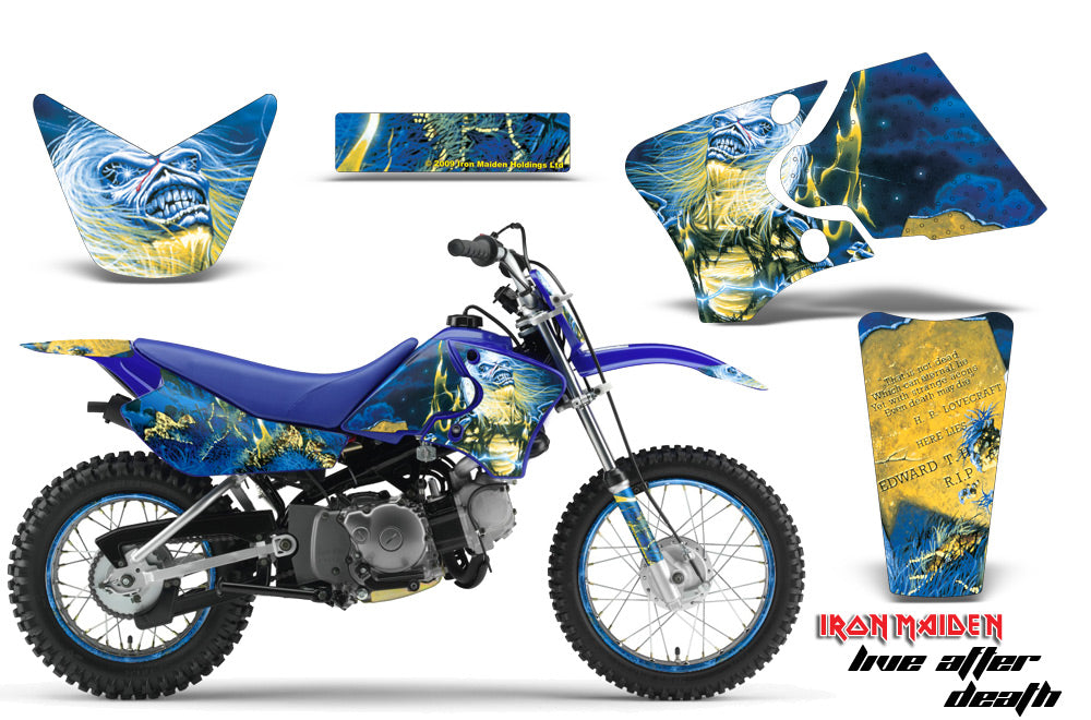 Graphics Kit Decal Wrap + # Plates For Yamaha TTR90 TTR90E 2000-2007 IM LAD-atv motorcycle utv parts accessories gear helmets jackets gloves pantsAll Terrain Depot