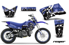 Load image into Gallery viewer, Graphics Kit Decal Wrap + # Plates For Yamaha TTR90 TTR90E 2000-2007 REAPER BLUE-atv motorcycle utv parts accessories gear helmets jackets gloves pantsAll Terrain Depot