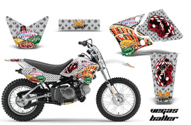 Graphics Kit Decal Wrap + # Plates For Yamaha TTR90 TTR90E 2000-2007 VEGAS SILVER-atv motorcycle utv parts accessories gear helmets jackets gloves pantsAll Terrain Depot
