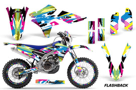 Graphics Kit Decal Wrap + # Plates For Yamaha WR250F 2015-2018 WR450F 2016-2018 FLASHBACK-atv motorcycle utv parts accessories gear helmets jackets gloves pantsAll Terrain Depot