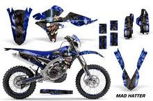 Load image into Gallery viewer, Graphics Kit Decal Wrap + # Plates For Yamaha WR250F 2015-2018 WR450F 2016-2018 HATTER BLUE BLACK-atv motorcycle utv parts accessories gear helmets jackets gloves pantsAll Terrain Depot