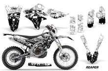Load image into Gallery viewer, Graphics Kit Decal Wrap + # Plates For Yamaha WR250F 2015-2018 WR450F 2016-2018 REAPER WHITE-atv motorcycle utv parts accessories gear helmets jackets gloves pantsAll Terrain Depot
