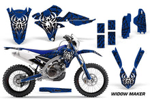 Load image into Gallery viewer, Dirt Bike Graphics Kit Decal Wrap For Yamaha WR250F 2015-2018 WR450F 2016-2018 WIDOW BLUE BLACK-atv motorcycle utv parts accessories gear helmets jackets gloves pantsAll Terrain Depot