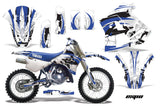 Dirt Bike Graphics Kit Decal Sticker Wrap For Yamaha WR250Z 1991-1993 EXPO BLUE