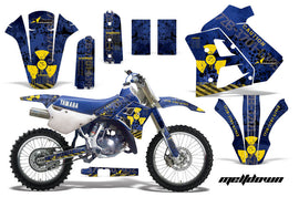 Dirt Bike Graphics Kit Decal Sticker Wrap For Yamaha WR250Z 1991-1993 MELTDOWN BLUE YELLOW-atv motorcycle utv parts accessories gear helmets jackets gloves pantsAll Terrain Depot