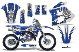 Graphics Kit Decal Sticker Wrap + # Plates For Yamaha WR250Z 1991-1993 NUKE BLUE WHITE-atv motorcycle utv parts accessories gear helmets jackets gloves pantsAll Terrain Depot