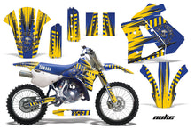 Load image into Gallery viewer, Dirt Bike Graphics Kit Decal Sticker Wrap For Yamaha WR250Z 1991-1993 NUKE YELLOW BLUE-atv motorcycle utv parts accessories gear helmets jackets gloves pantsAll Terrain Depot