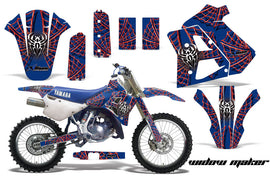 Dirt Bike Graphics Kit Decal Sticker Wrap For Yamaha WR250Z 1991-1993 WIDOW BLUE RED-atv motorcycle utv parts accessories gear helmets jackets gloves pantsAll Terrain Depot