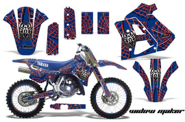 Graphics Kit Decal Sticker Wrap + # Plates For Yamaha WR250Z 1991-1993 WIDOW BLUE RED-atv motorcycle utv parts accessories gear helmets jackets gloves pantsAll Terrain Depot
