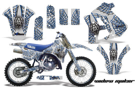 Graphics Kit Decal Sticker Wrap + # Plates For Yamaha WR250Z 1991-1993 WIDOW WHITE BLUE-atv motorcycle utv parts accessories gear helmets jackets gloves pantsAll Terrain Depot
