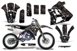Dirt Bike Graphics Kit Decal Sticker Wrap For Yamaha WR250Z 1991-1993 REAPER BLACK