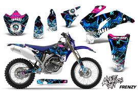 Dirt Bike Graphics Kit Decal Wrap For Yamaha WR250F 2007-2014 WR450F 2007-2011 FRENZY BLUE-atv motorcycle utv parts accessories gear helmets jackets gloves pantsAll Terrain Depot