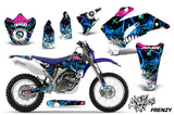 Dirt Bike Graphics Kit Decal Wrap For Yamaha WR250F 2007-2014 WR450F 2007-2011 FRENZY BLUE