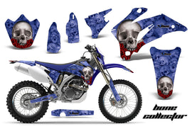 Dirt Bike Graphics Kit Decal Wrap For Yamaha WR250F 2007-2014 WR450F 2007-2011 BONES BLUE-atv motorcycle utv parts accessories gear helmets jackets gloves pantsAll Terrain Depot