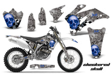 Load image into Gallery viewer, Dirt Bike Graphics Kit Decal Wrap For Yamaha WR250F 2007-2014 WR450F 2007-2011 CHECKERED BLUE-atv motorcycle utv parts accessories gear helmets jackets gloves pantsAll Terrain Depot