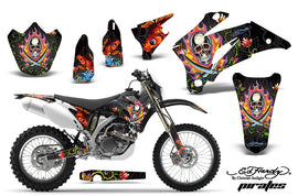Dirt Bike Graphics Kit Decal Wrap For Yamaha WR250F 2007-2014 WR450F 2007-2011 EDHP BLACK-atv motorcycle utv parts accessories gear helmets jackets gloves pantsAll Terrain Depot