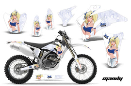 Dirt Bike Graphics Kit Decal Wrap For Yamaha WR250F 2007-2014 WR450F 2007-2011 MANDY BLUE WHITE-atv motorcycle utv parts accessories gear helmets jackets gloves pantsAll Terrain Depot