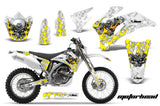 Dirt Bike Graphics Kit Decal Wrap For Yamaha WR250F 2007-2014 WR450F 2007-2011 MOTORHEAD WHITE