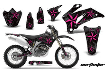 Load image into Gallery viewer, Dirt Bike Graphics Kit Decal Wrap For Yamaha WR250F 2007-2014 WR450F 2007-2011 NORTHSTAR PINK BLACK-atv motorcycle utv parts accessories gear helmets jackets gloves pantsAll Terrain Depot