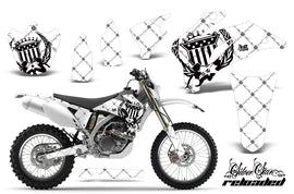 Dirt Bike Graphics Kit Decal Wrap For Yamaha WR250F 2007-2014 WR450F 2007-2011 RELOADED BLACK WHITE-atv motorcycle utv parts accessories gear helmets jackets gloves pantsAll Terrain Depot