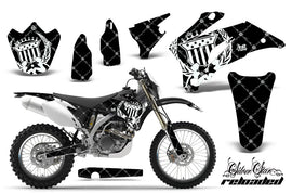 Dirt Bike Graphics Kit Decal Wrap For Yamaha WR250F 2007-2014 WR450F 2007-2011 RELOADED WHITE BLACK-atv motorcycle utv parts accessories gear helmets jackets gloves pantsAll Terrain Depot