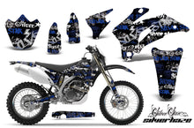 Load image into Gallery viewer, Dirt Bike Graphics Kit Decal Wrap For Yamaha WR250F 2007-2014 WR450F 2007-2011 SSSH BLUE BLACK-atv motorcycle utv parts accessories gear helmets jackets gloves pantsAll Terrain Depot