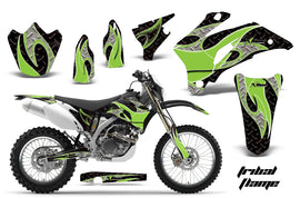 Dirt Bike Graphics Kit Decal Wrap For Yamaha WR250F 2007-2014 WR450F 2007-2011 TRIBAL GREEN BLACK-atv motorcycle utv parts accessories gear helmets jackets gloves pantsAll Terrain Depot