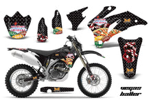 Load image into Gallery viewer, Dirt Bike Graphics Kit Decal Wrap For Yamaha WR250F 2007-2014 WR450F 2007-2011 VEGAS BLACK-atv motorcycle utv parts accessories gear helmets jackets gloves pantsAll Terrain Depot